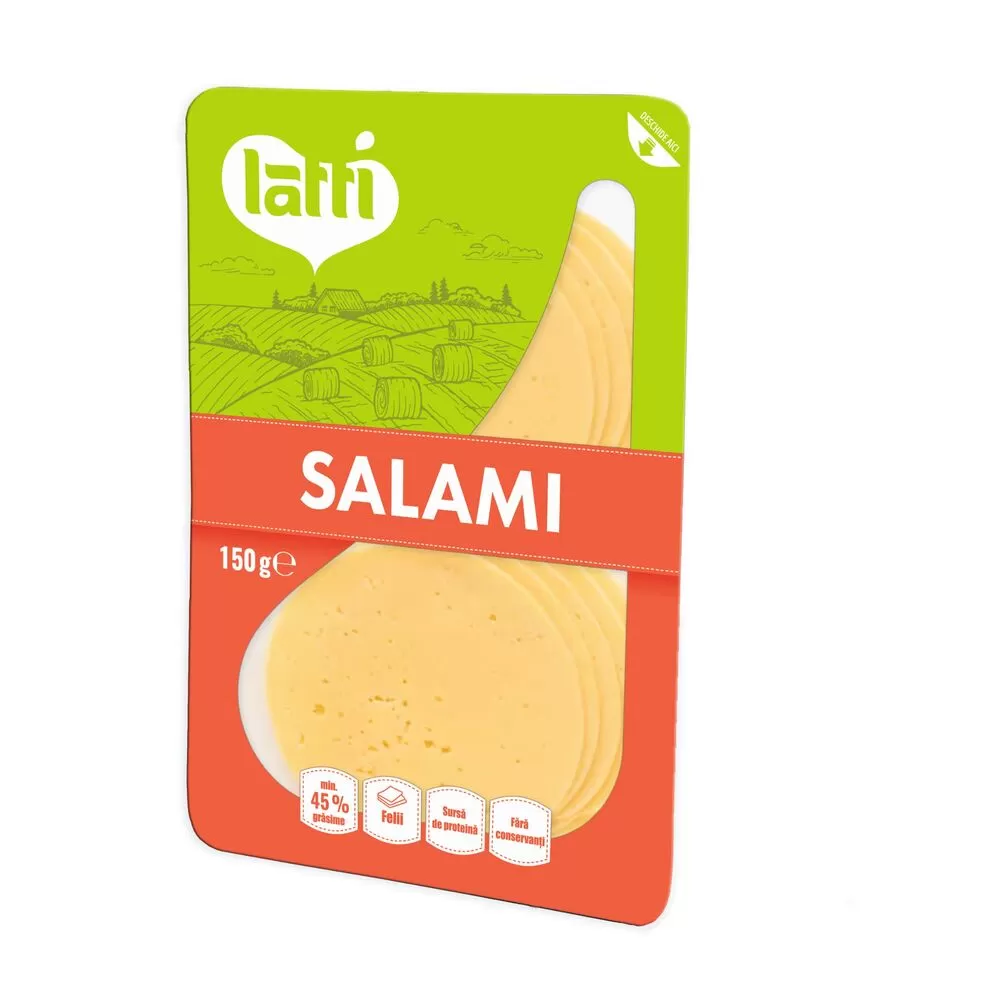 LATTI Sliced ​​Salami cheese 150g