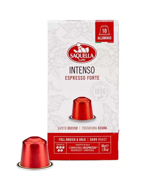 SAQUELLA Cafea capsule Intenso 50g 10buc