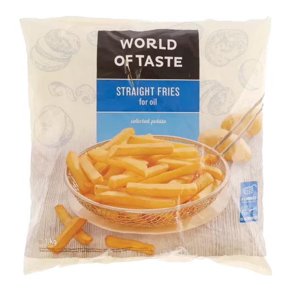 WORLD OF TASTE French fries Classic 1kg