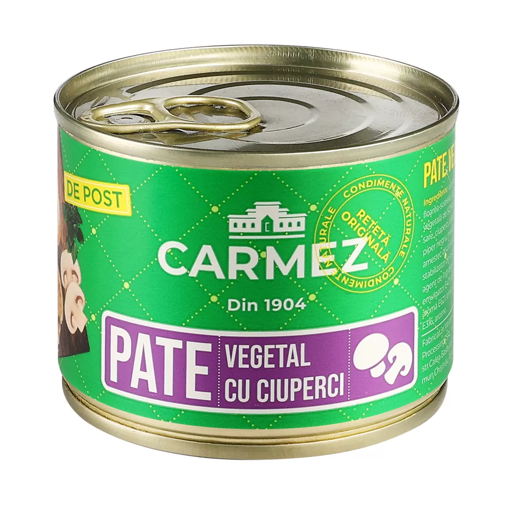 CARMEZ Паштет растительный c грибами 200г