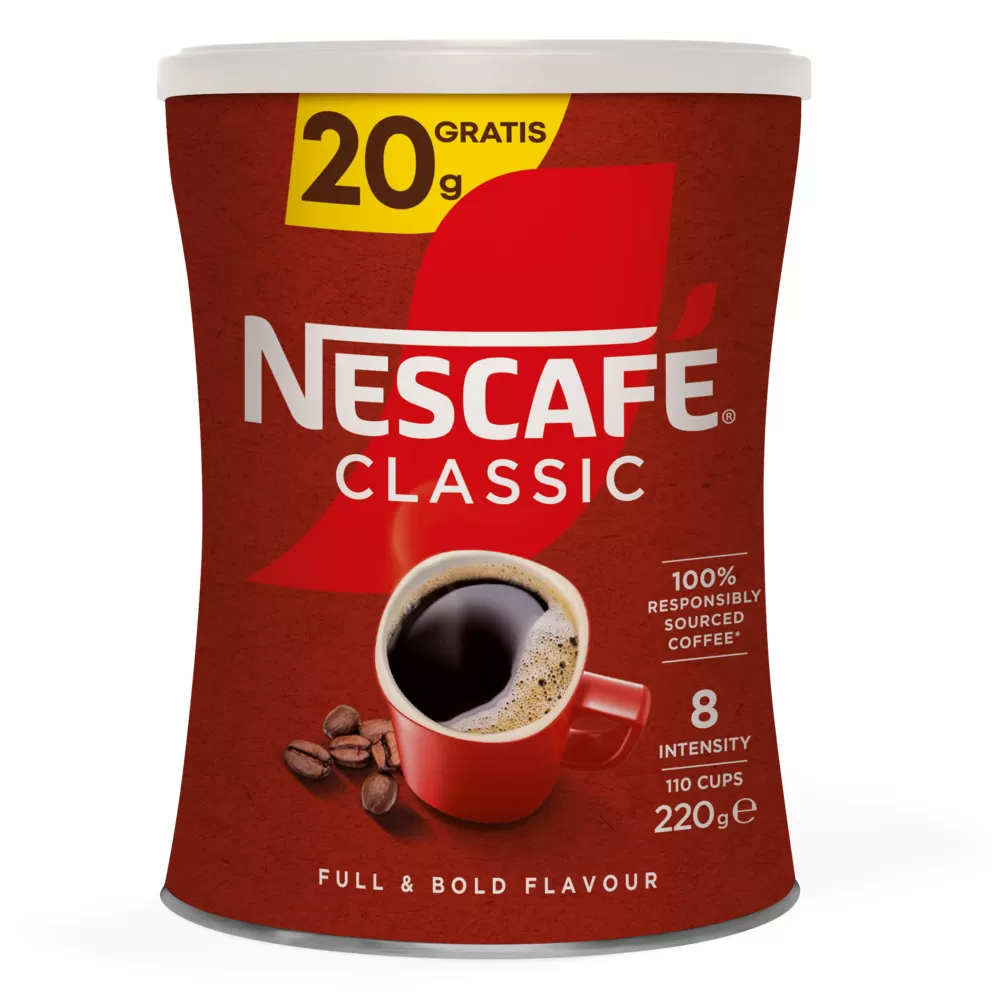 NESCAFE Кофе Classic ж/б 220г (200г + 20г бесплатно)