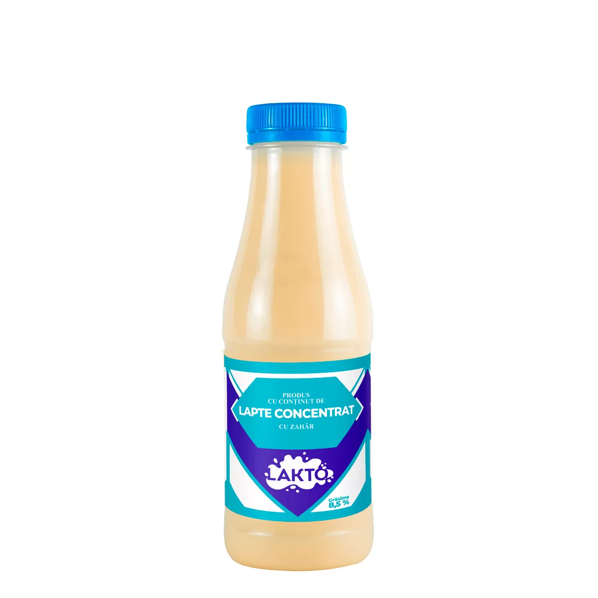 LAKTO Produs de lapte concentrat cu zahar 8.5% PET, 480g