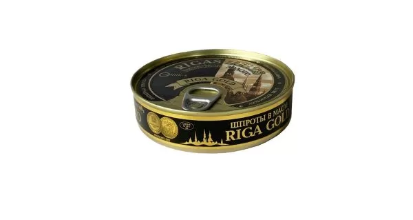 RIGA GOLD Șprote în ulei 160g 
