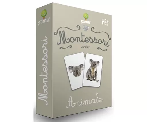 Carti de joc Montessori. Animale. Asocieri