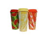 GONDOL Pahar plastic cu capac 400ml