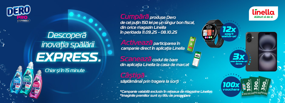 Campanie DERO 11 septembrie - 8 octombrie