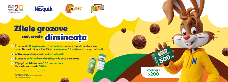 Campanie NESTLE 11 septembrie - 8 octombrie
