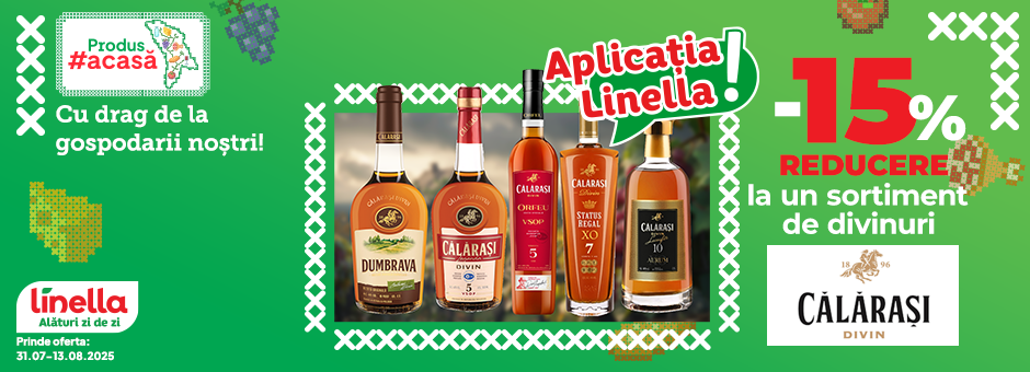 -15% Reducere la un sortiment de divinuri Călărași