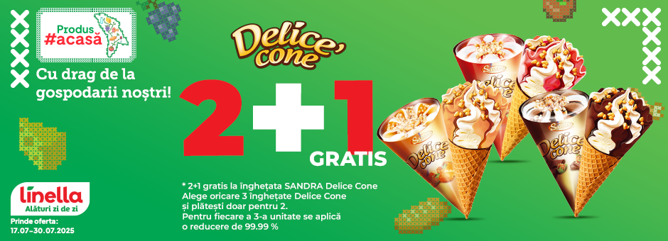 Slider 2+1 GRATIS înghețată SANDRA